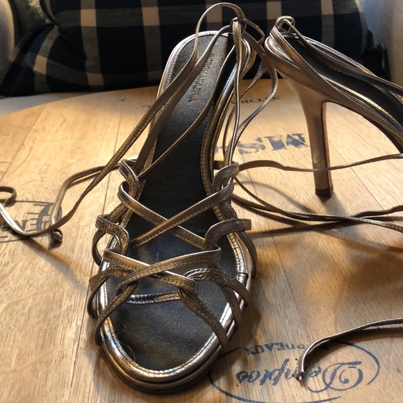 BCBG Max Azria Pewter Heels - Picture 3 of 4